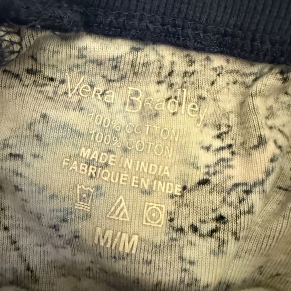 Vera Bradley Blue and Pink Floral Pajama Set - Picture 9 of 9